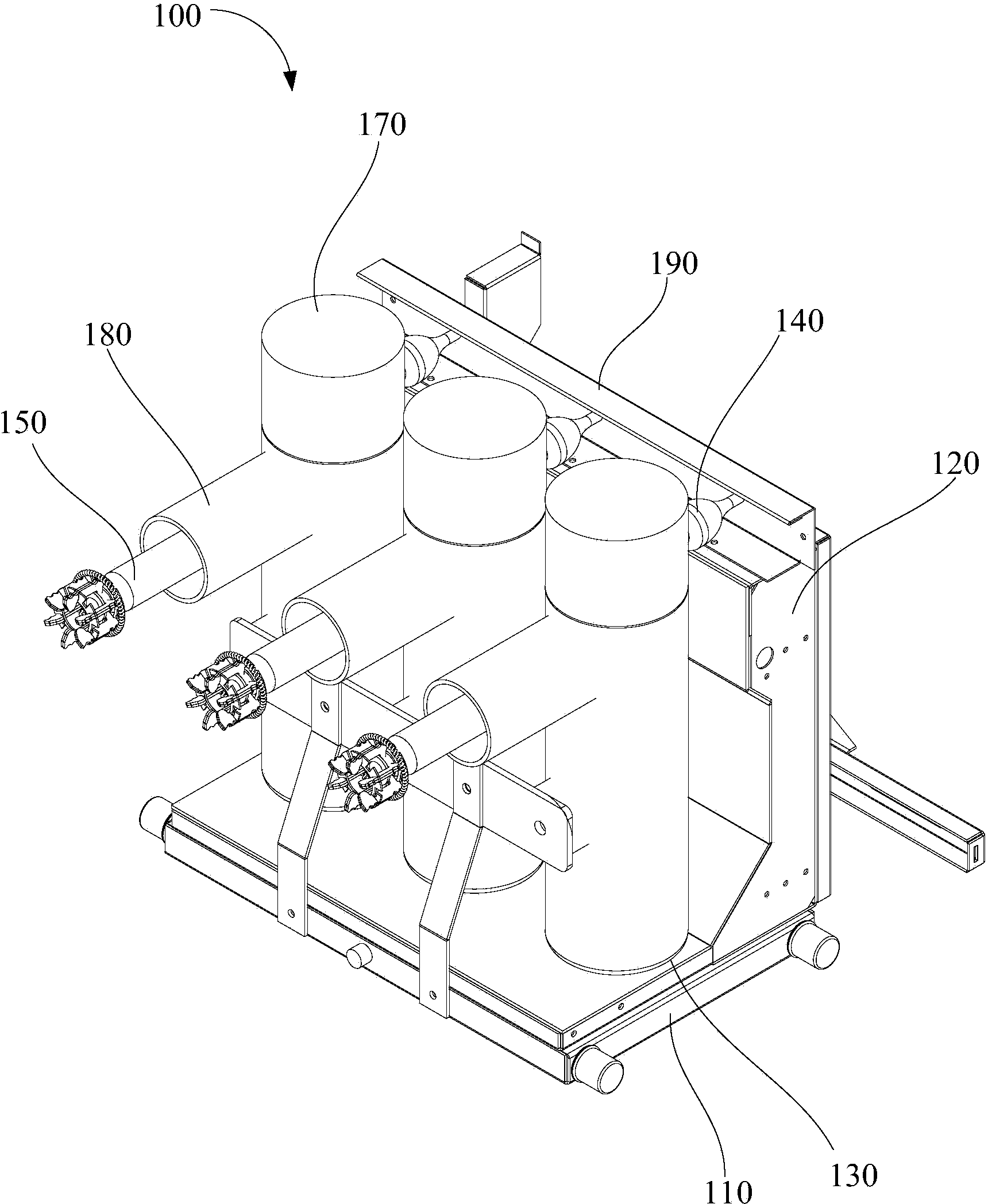 Ground connection vehicle and ground connection method for middle type switch cabinet