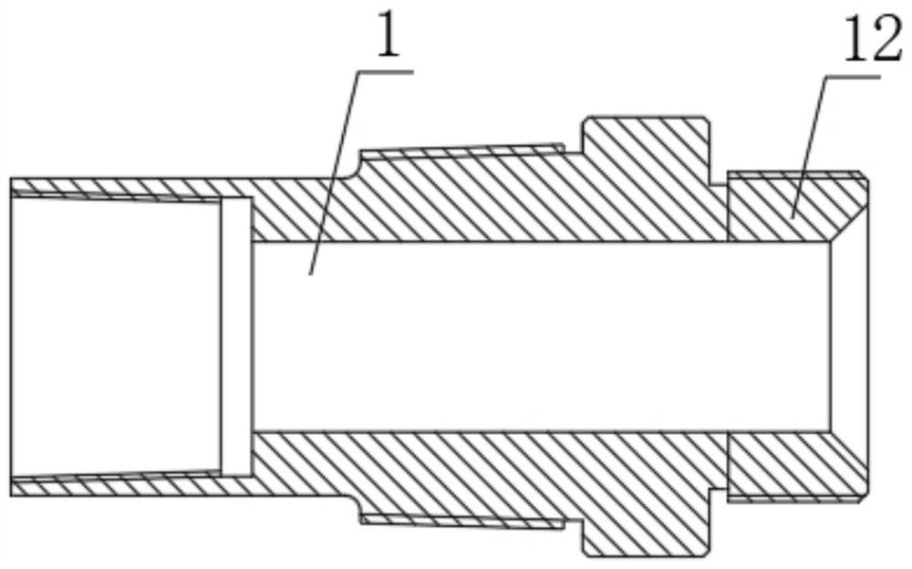 Anti-leakage high-voltage electricity leading-in rod