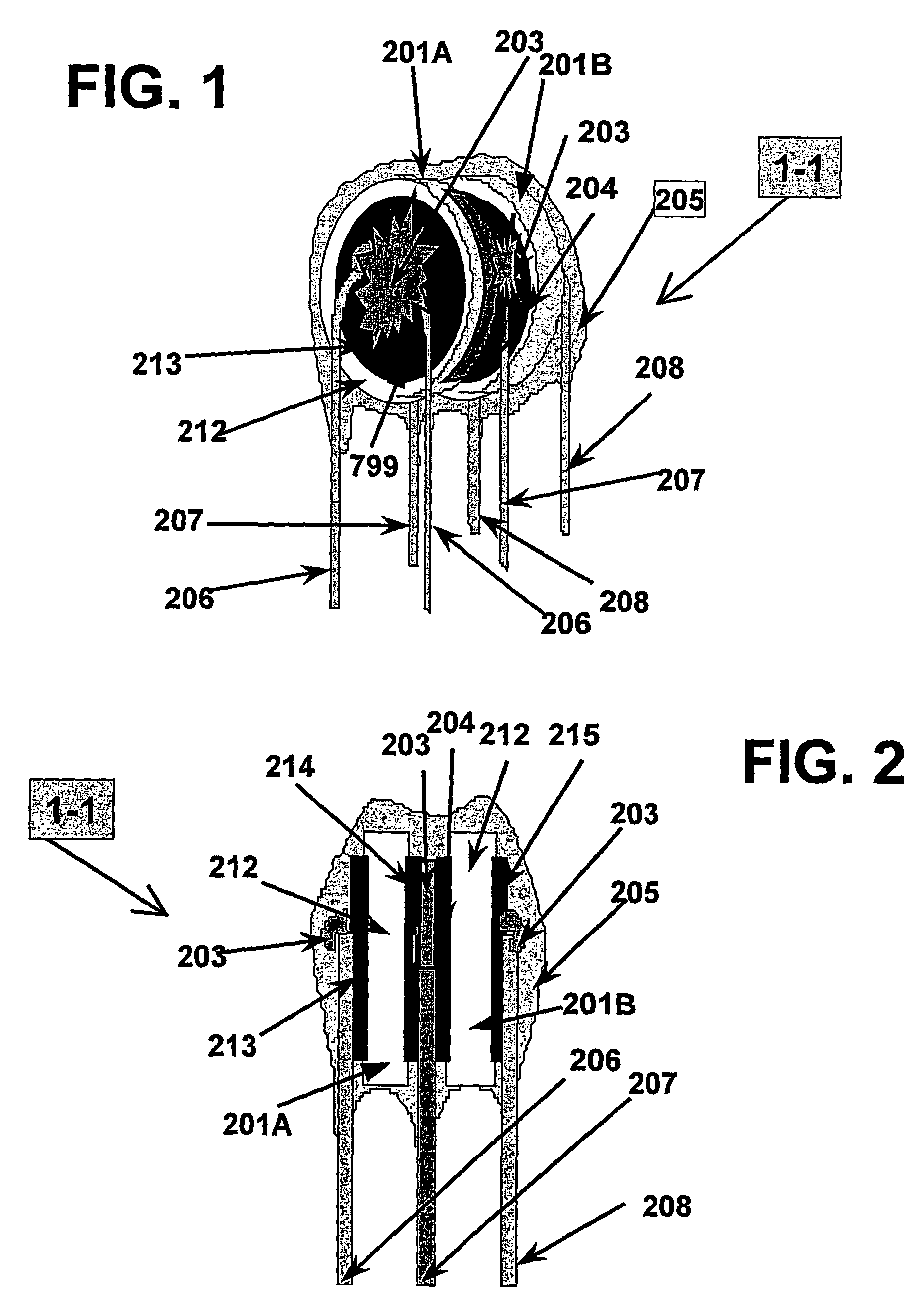 Electrode arrangement for circuit energy conditioning