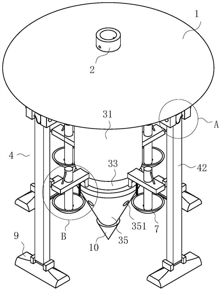 Sludge sampling equipment based on unmanned aerial vehicle