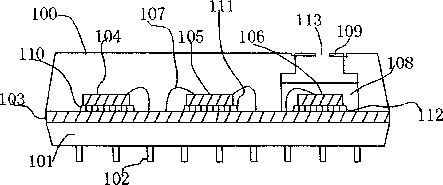 Multifunctional sensor integrated chip for tyre pressure and temperature monitoring system