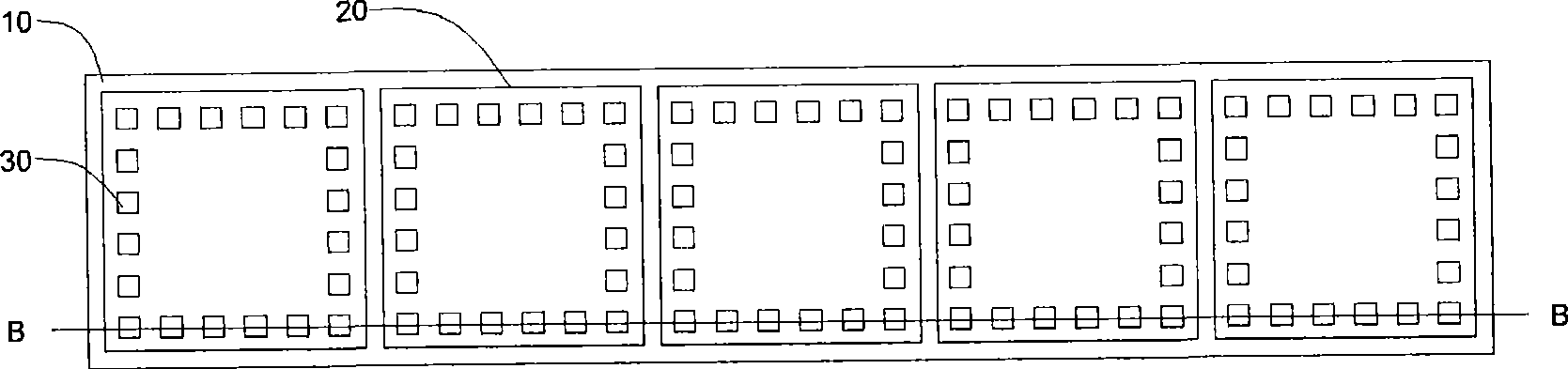 Encapsulation structure and method for semi-conductor