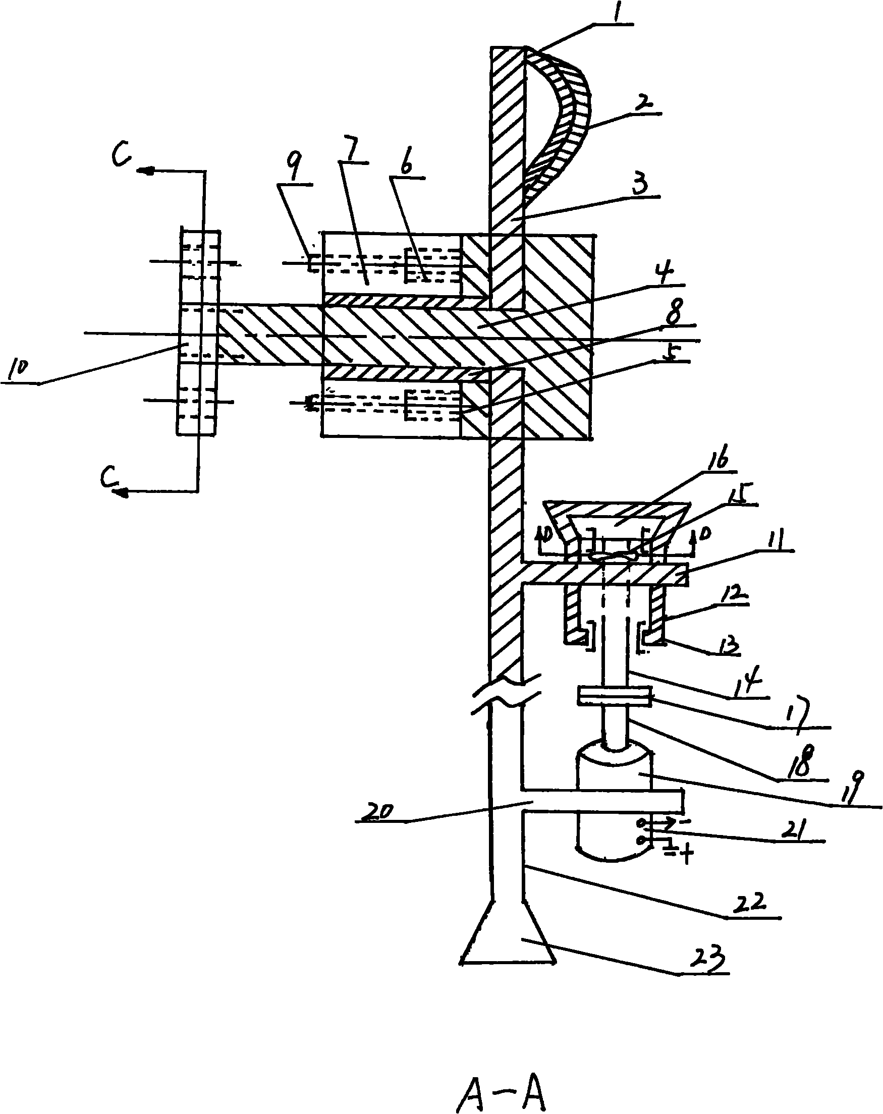 Power generation of double-wing wind wheel machine