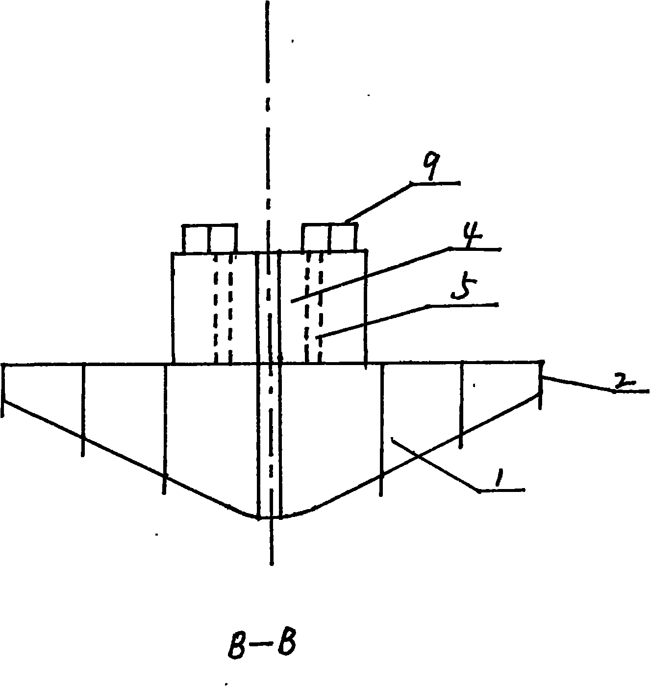 Power generation of double-wing wind wheel machine