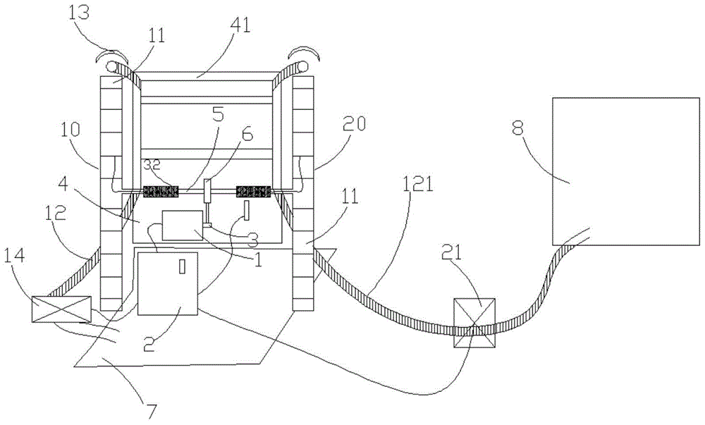 Feedback water wheel landscape generator set