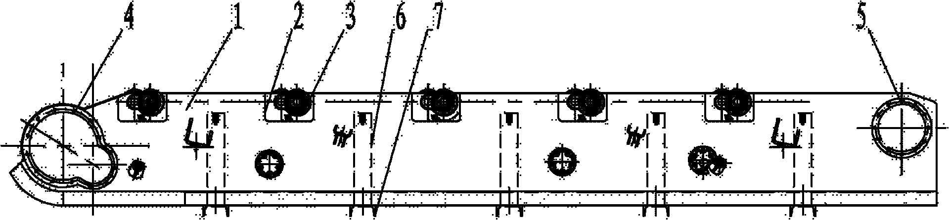 Assembly welding method of chassis assembly and assembly welding tooling clamping devices special for same