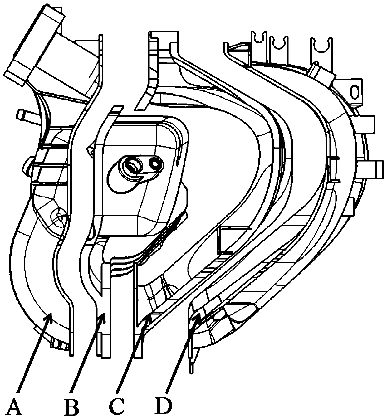 Plastic Intake Manifold Assembly for Naturally Aspirated Engines