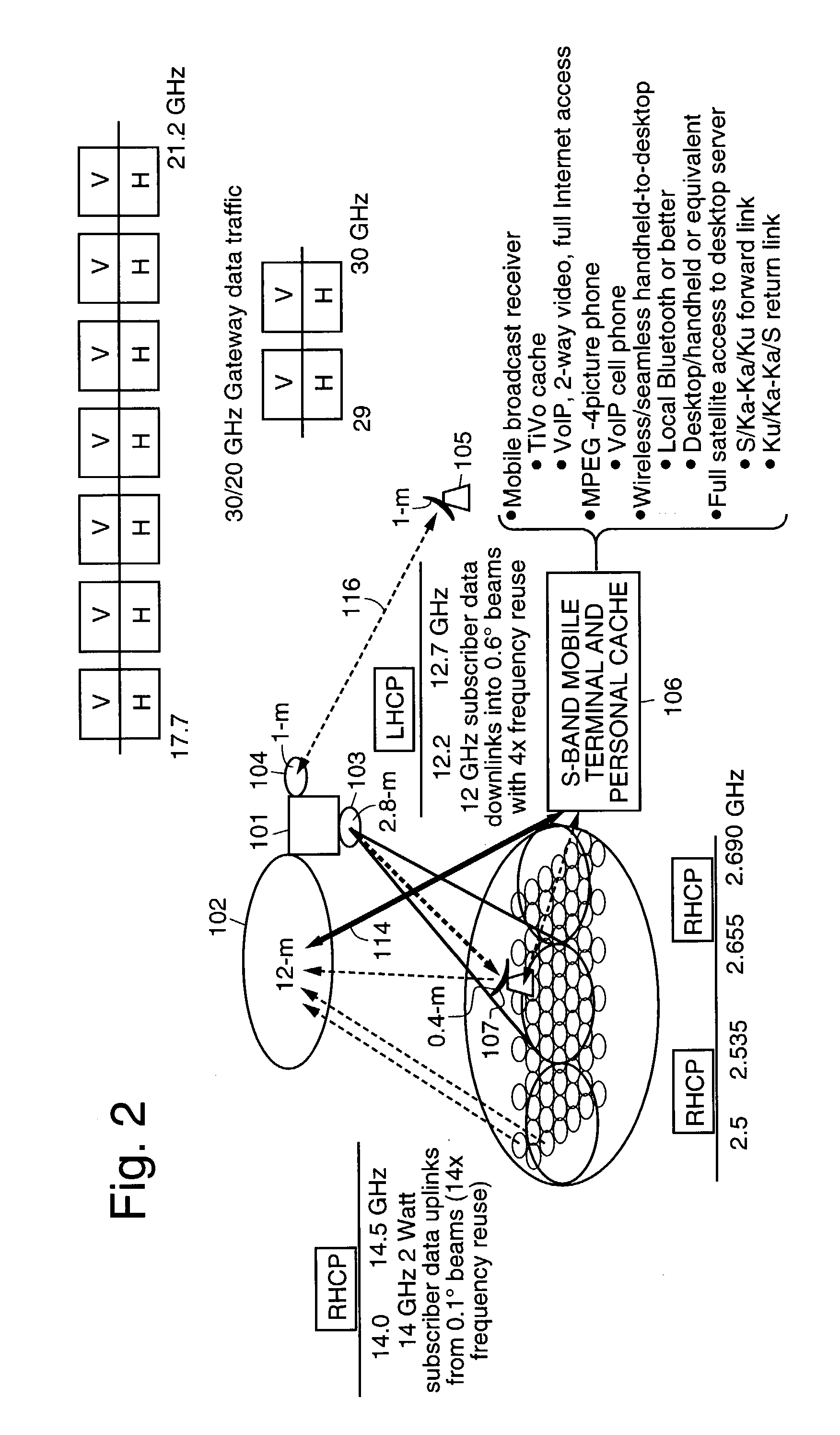 Direct-to-home-and-mobile satellite internet service