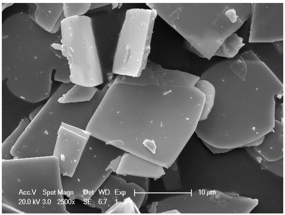 Method for synthesizing flaky sodium niobate powder with large length-diameter ratio