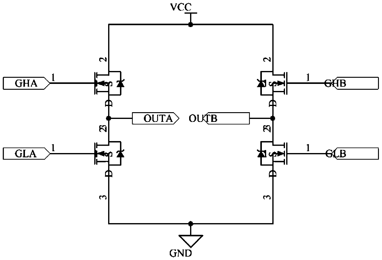 Anti-reverse circuit of bridge drive circuit