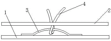 Novel waterproof rolled material for tunnel