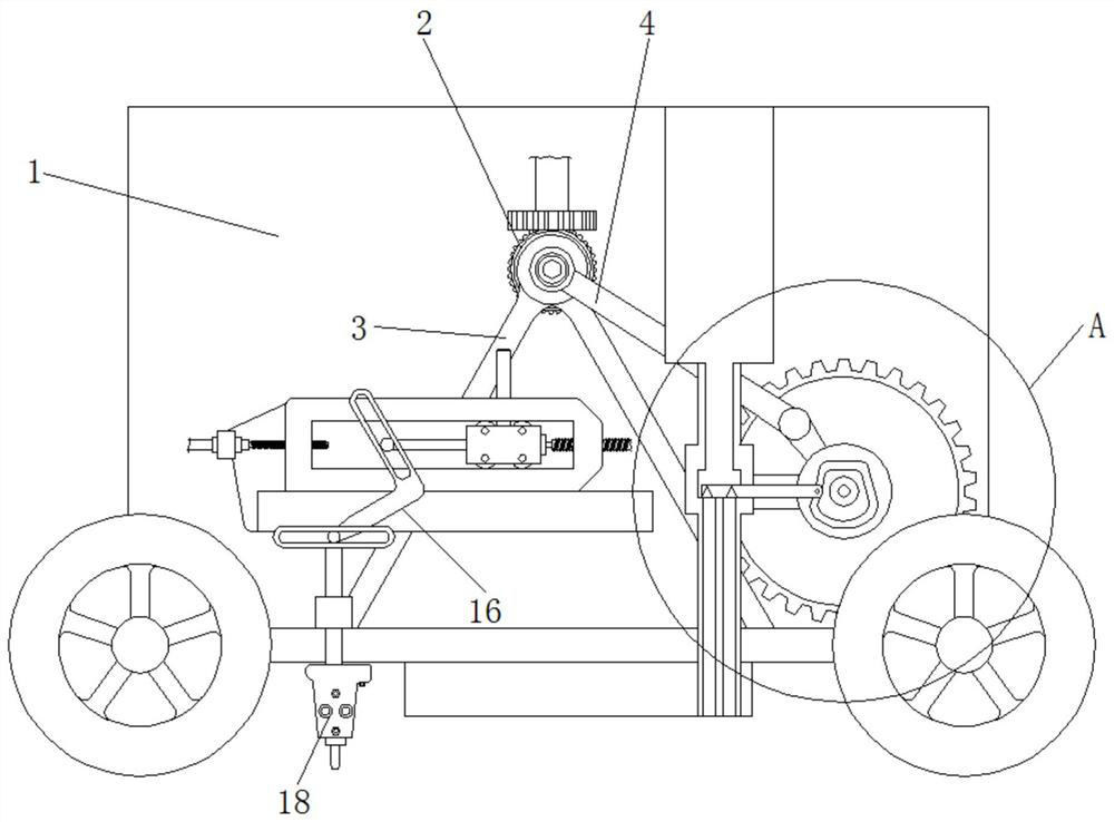 Intelligent manufacturing rail pressing plate bolt assembling device capable of positioning