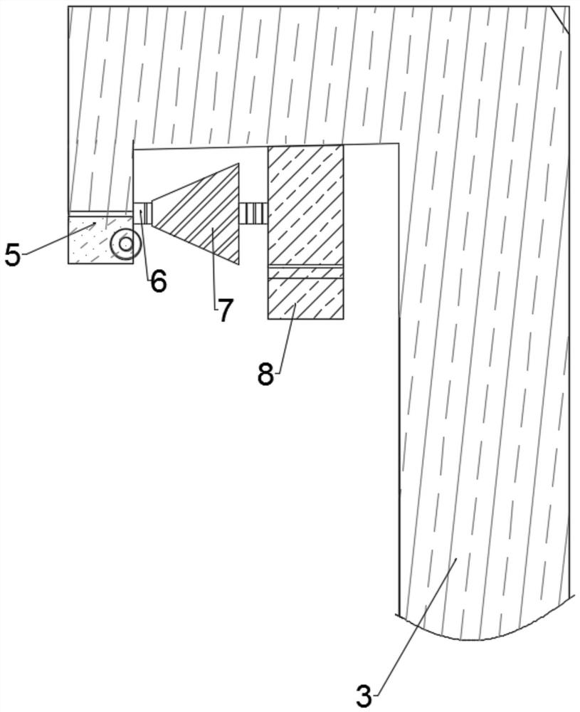 Equipment for protecting LED downlight by adjusting illumination angle force