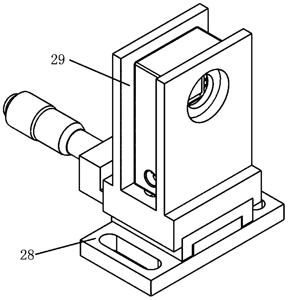 Five-degree-of-freedom error synchronous measurement device and method for linear motion system