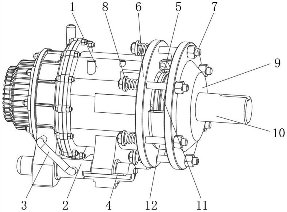 Air compressor for automobile braking system