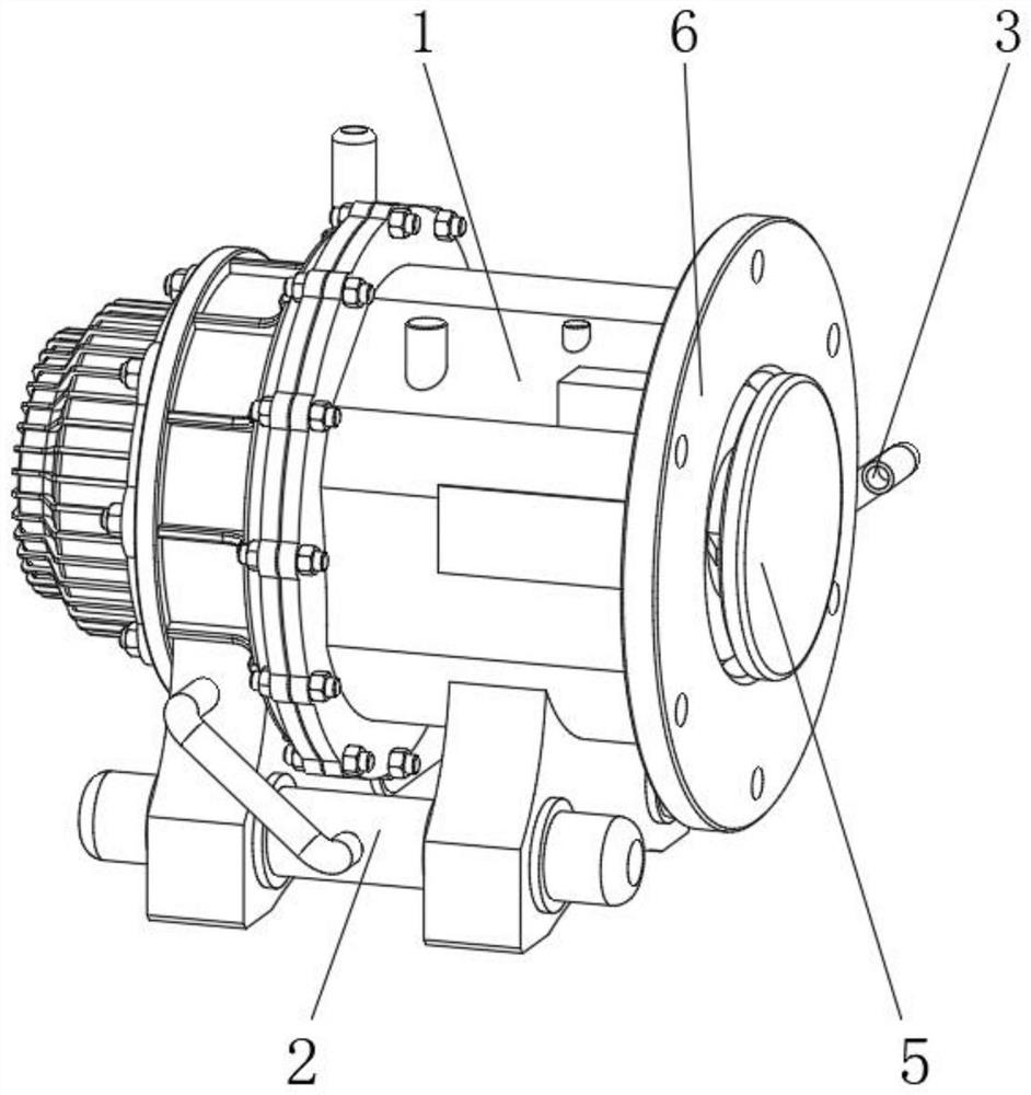 Air compressor for automobile braking system