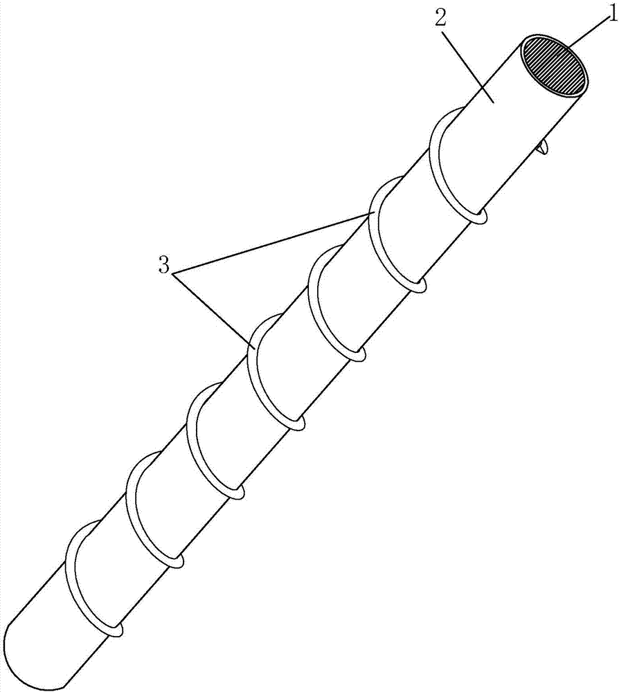 Epoxy resin carbon steel concrete composite stand column for marine environment