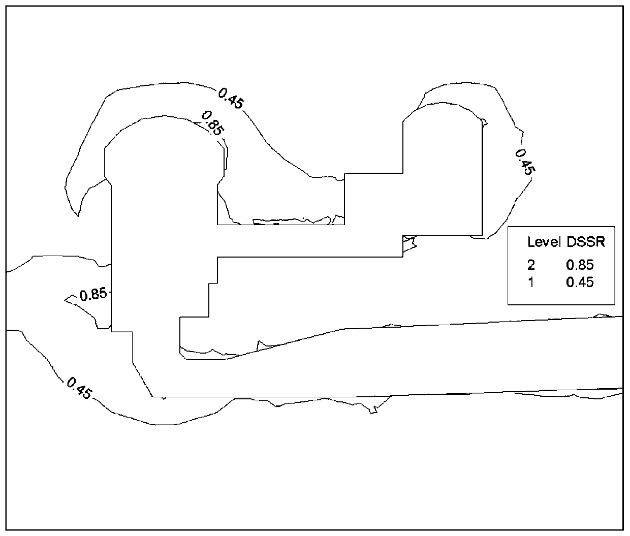 Canyon high-stress area hard rock large underground cavern axis arrangement quantitative design method