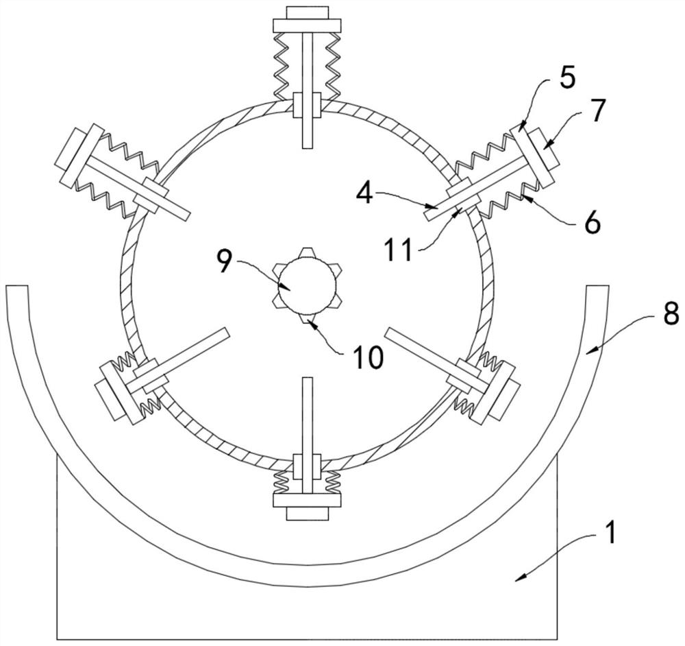 Self-falling type efficient concrete mixer