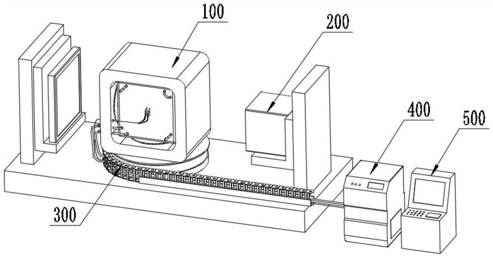 A visual test system for simulating crack propagation in rock mass under the condition of multi-hole blasting