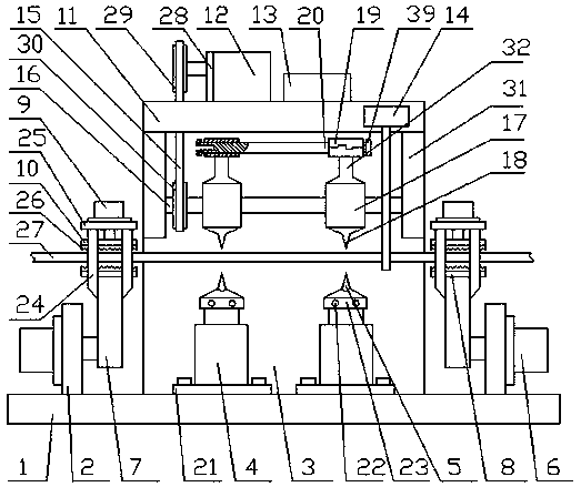 An automatic wiring device for power cables