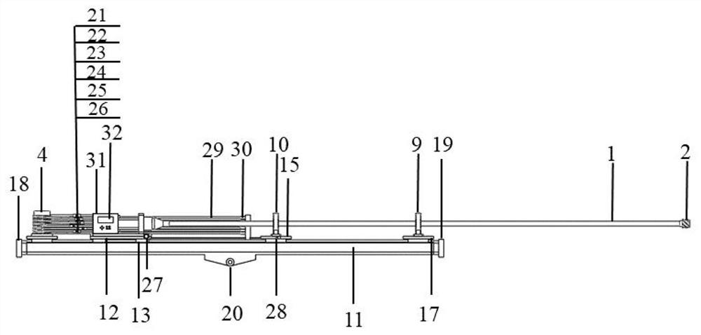 Intelligent drill boom of drill jumbo and rock mass quality detection and evaluation method