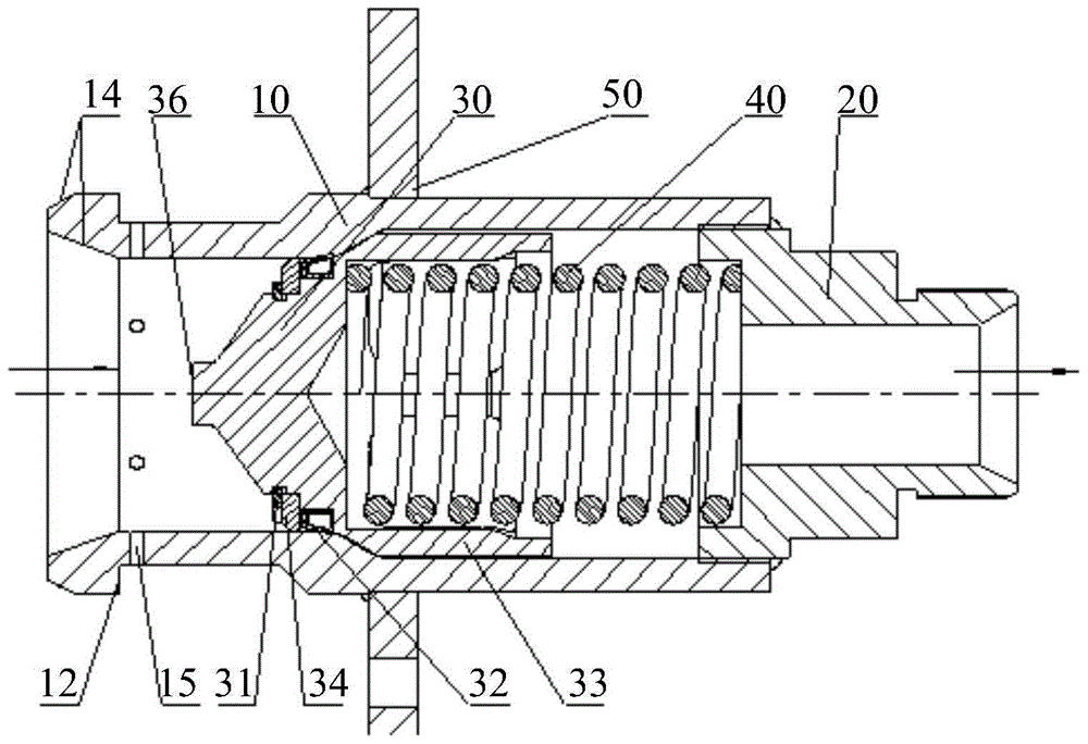 Filling device applied to liquefied natural gas (LNG) bottle