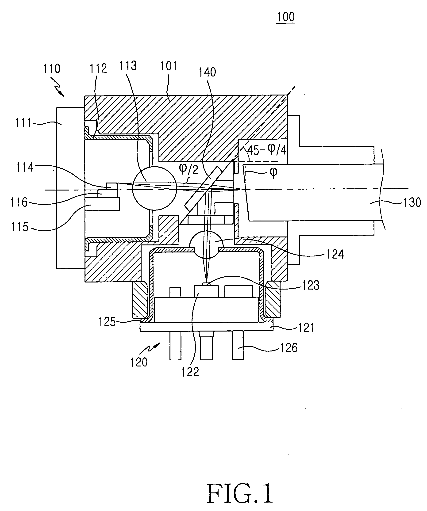 Bidirectional optical transceiver