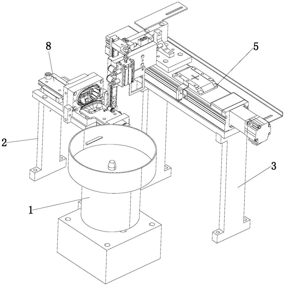 Rotating shaft assembling device for wireless earphone charging box