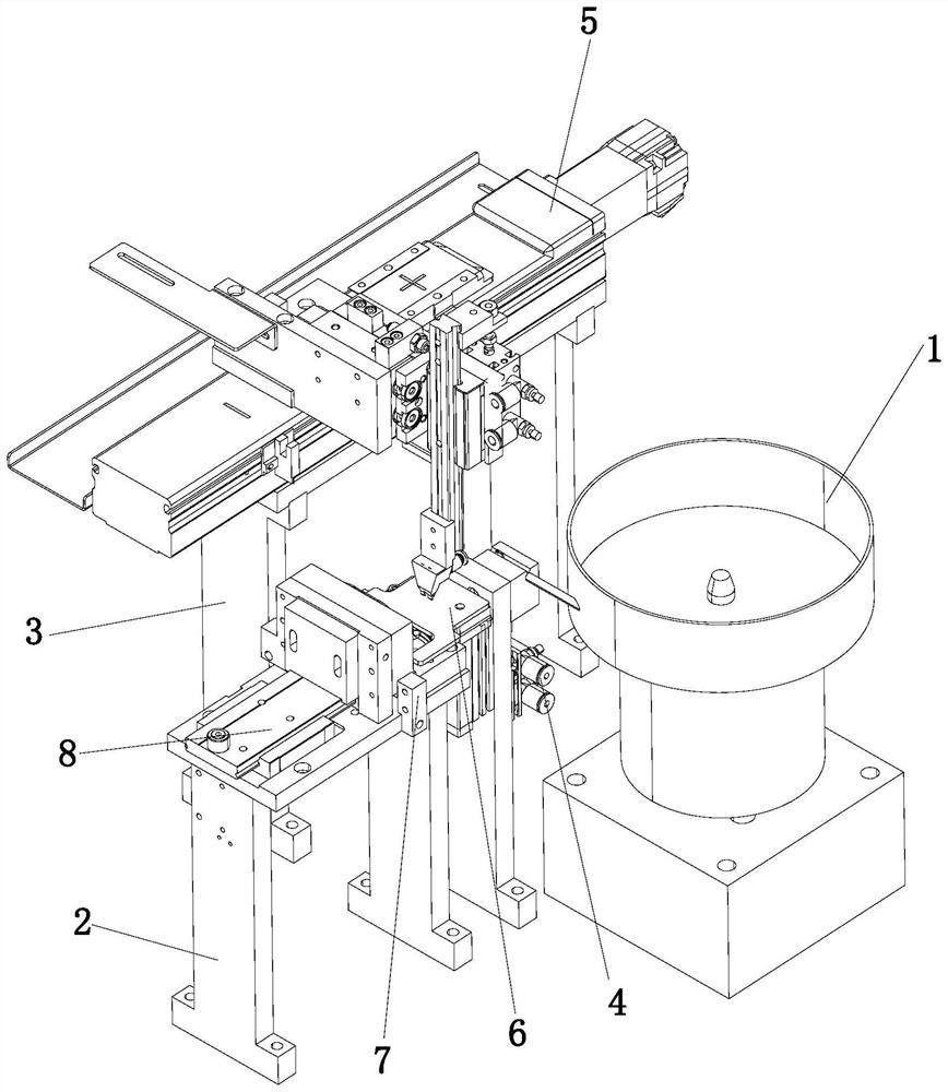 Rotating shaft assembling device for wireless earphone charging box