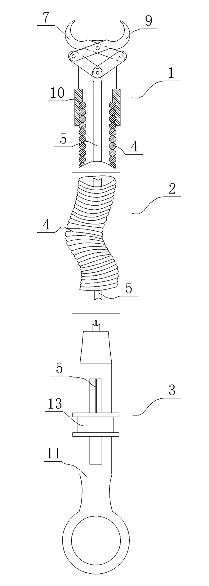 Esophageal stent forceps