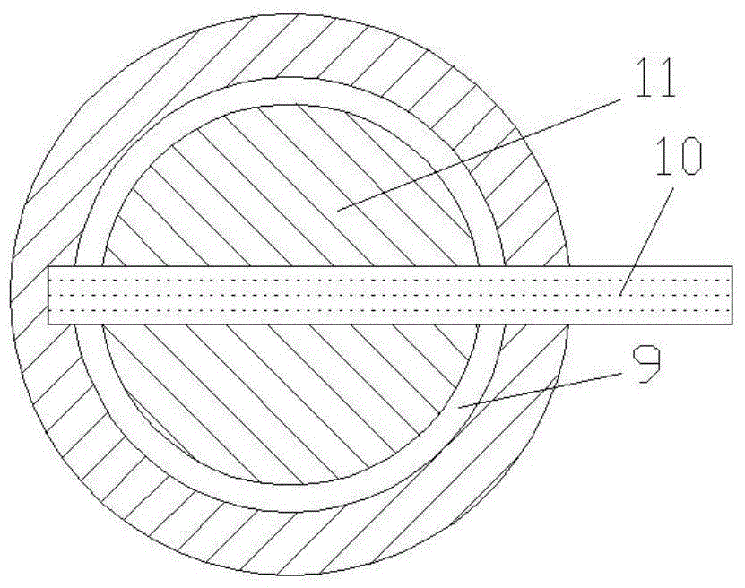 Pneumatic pipeline circulation area variable apparatus