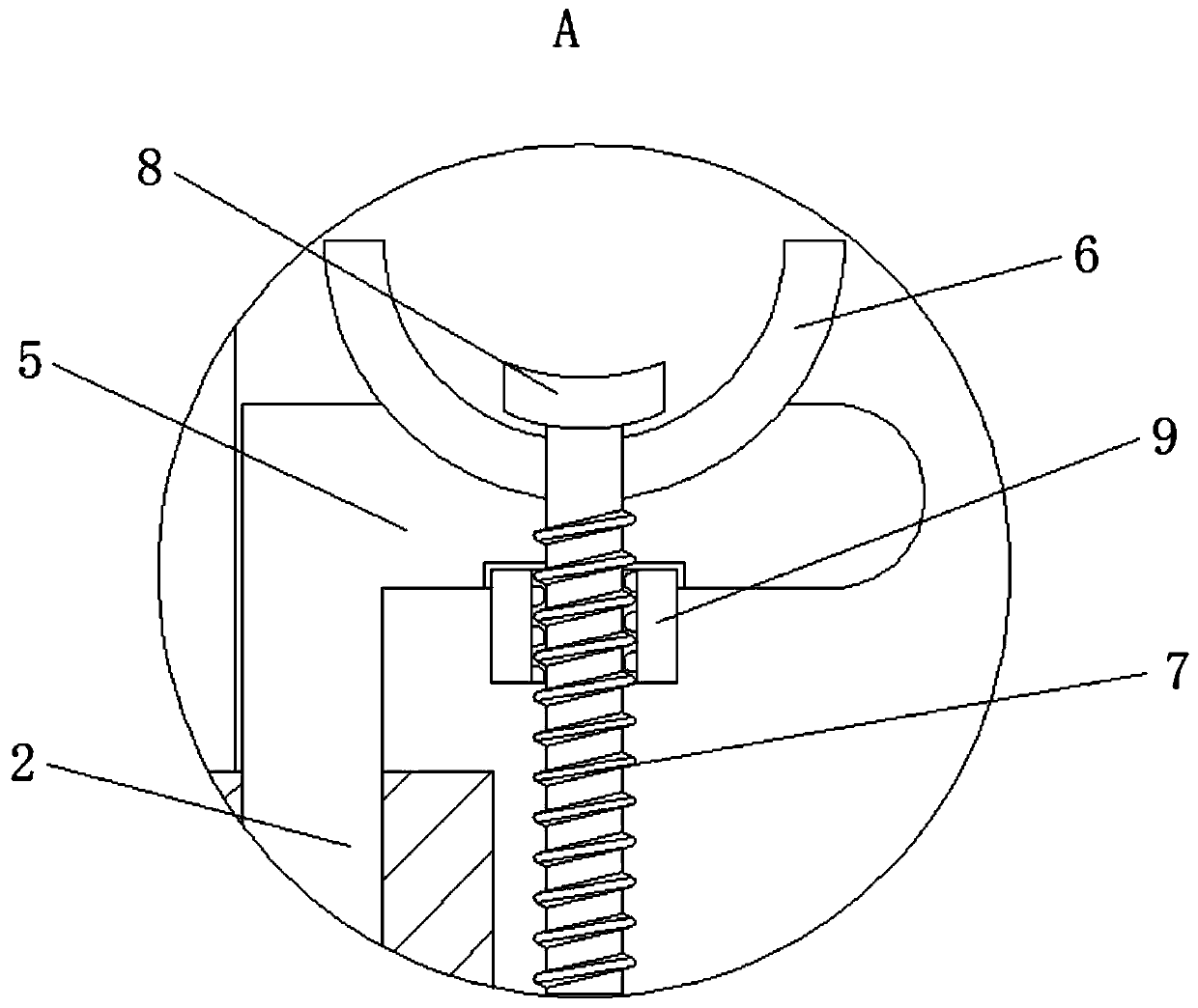 Adjustable high-voltage grounding wire utilizing ratchet wheel positioning principle