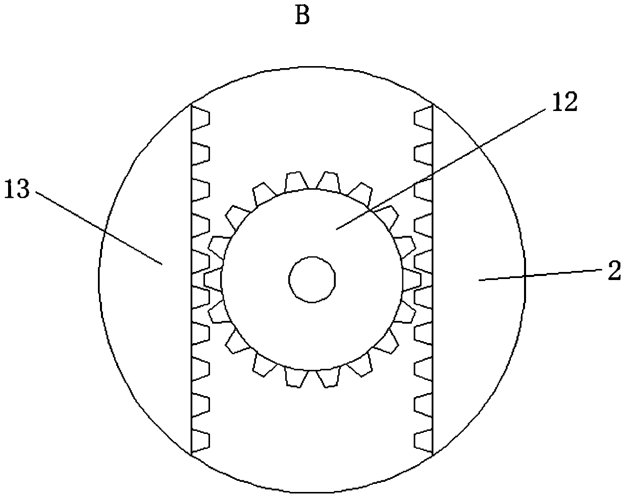 Adjustable high-voltage grounding wire utilizing ratchet wheel positioning principle