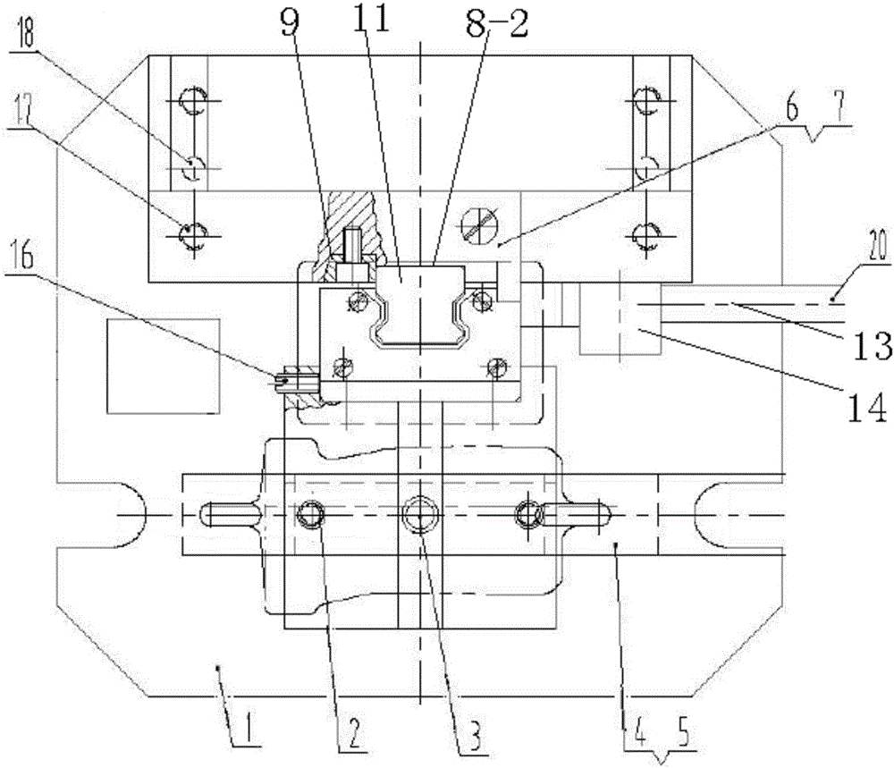 Numerical control abrasive belt grinding tooling for intake and exhaust edges of precise forged stator blade of aircraft engine