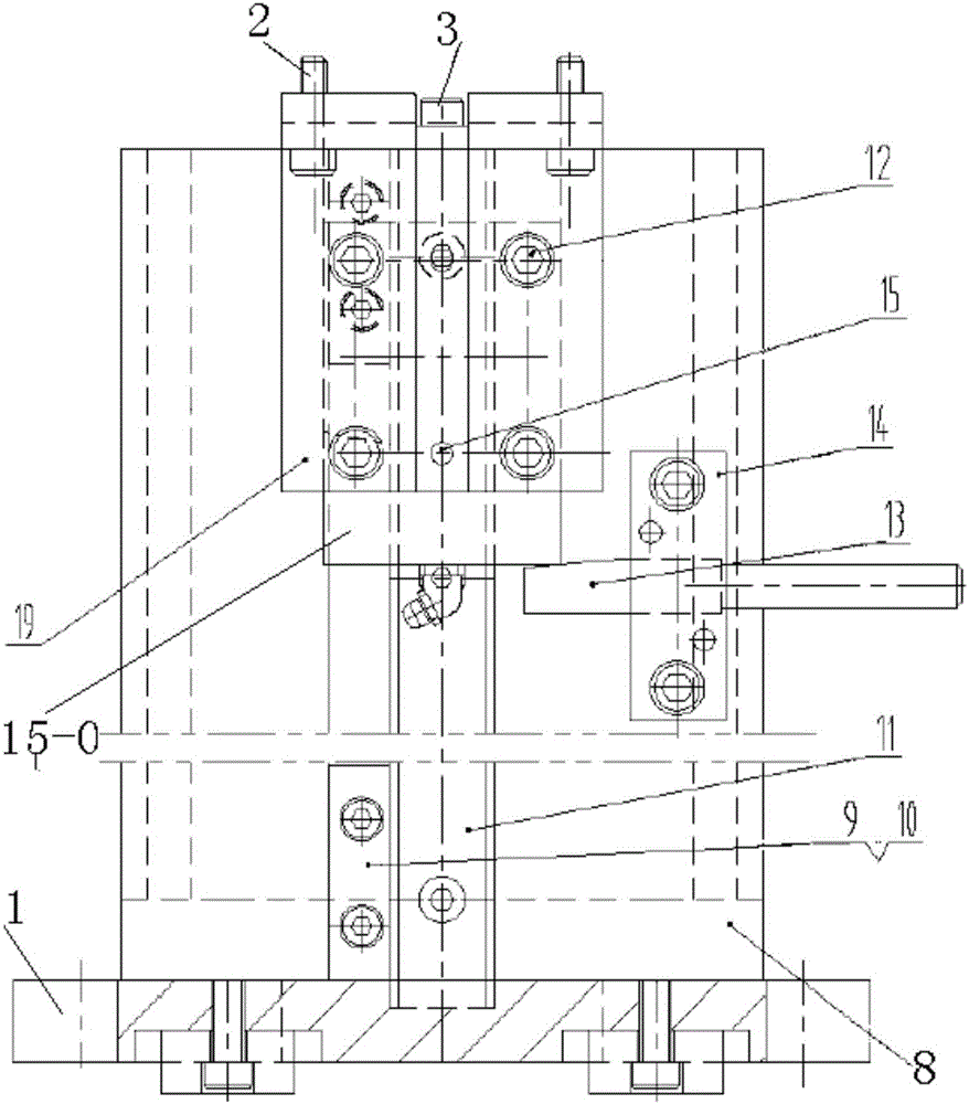 Numerical control abrasive belt grinding tooling for intake and exhaust edges of precise forged stator blade of aircraft engine