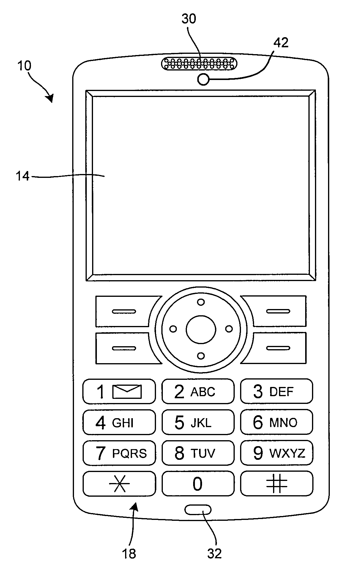 Camera of an electronic device used as a proximity detector