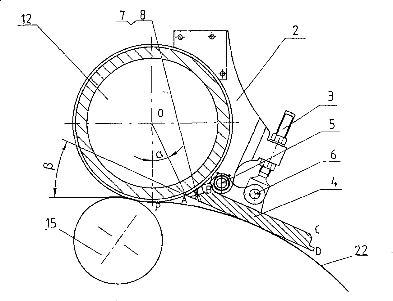 Swinging strip steel guiding conveying device