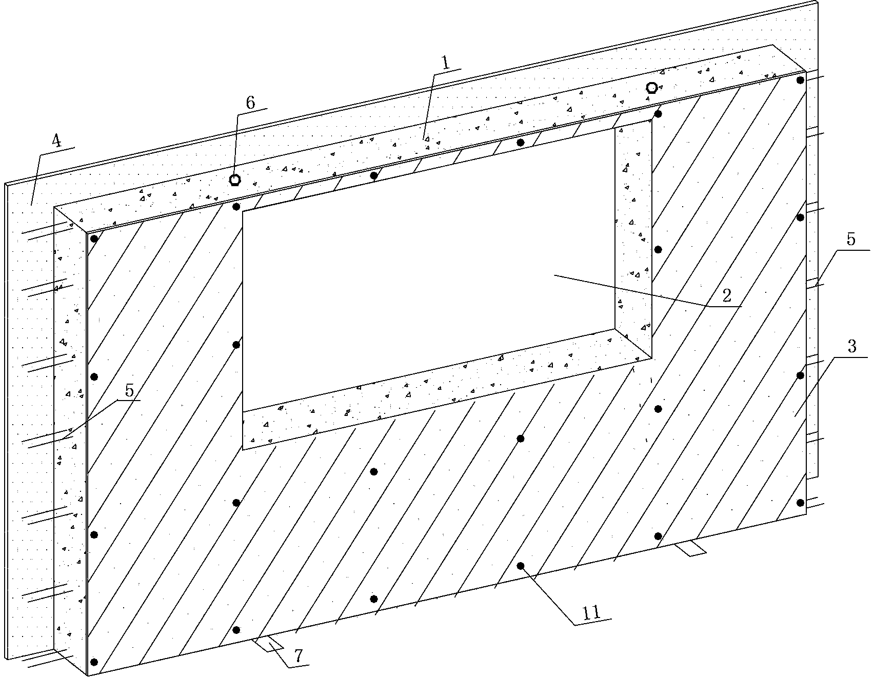 Assemble type multifunctional outer wall body and production and installation method thereof