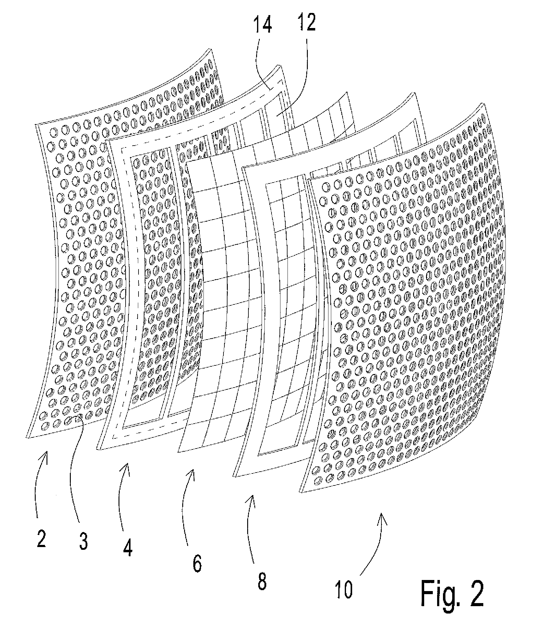 Electrostatic loudspeaker capable of dispersing sound both horizontally and vertically