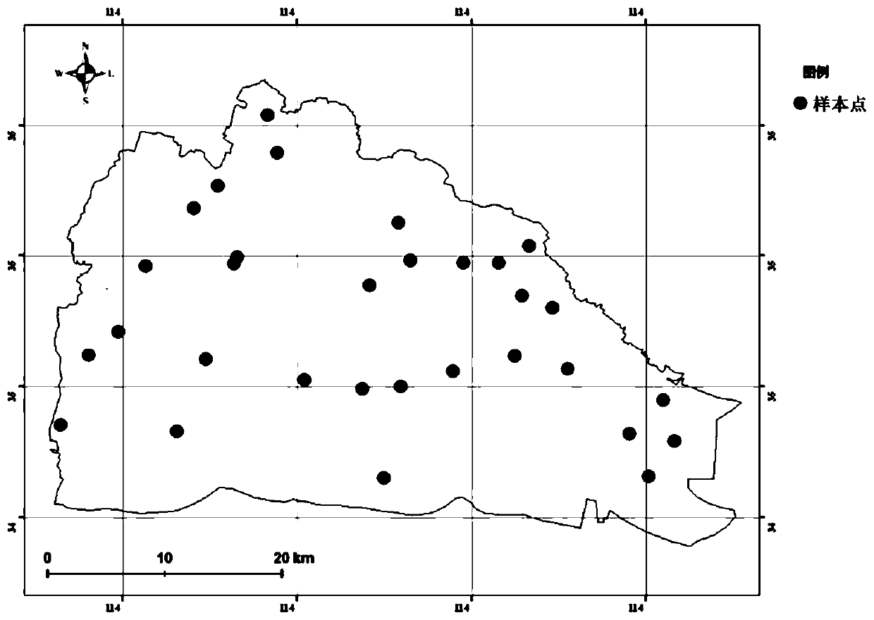 Farmland soil organic carbon content data acquisition method based on TM image assistance