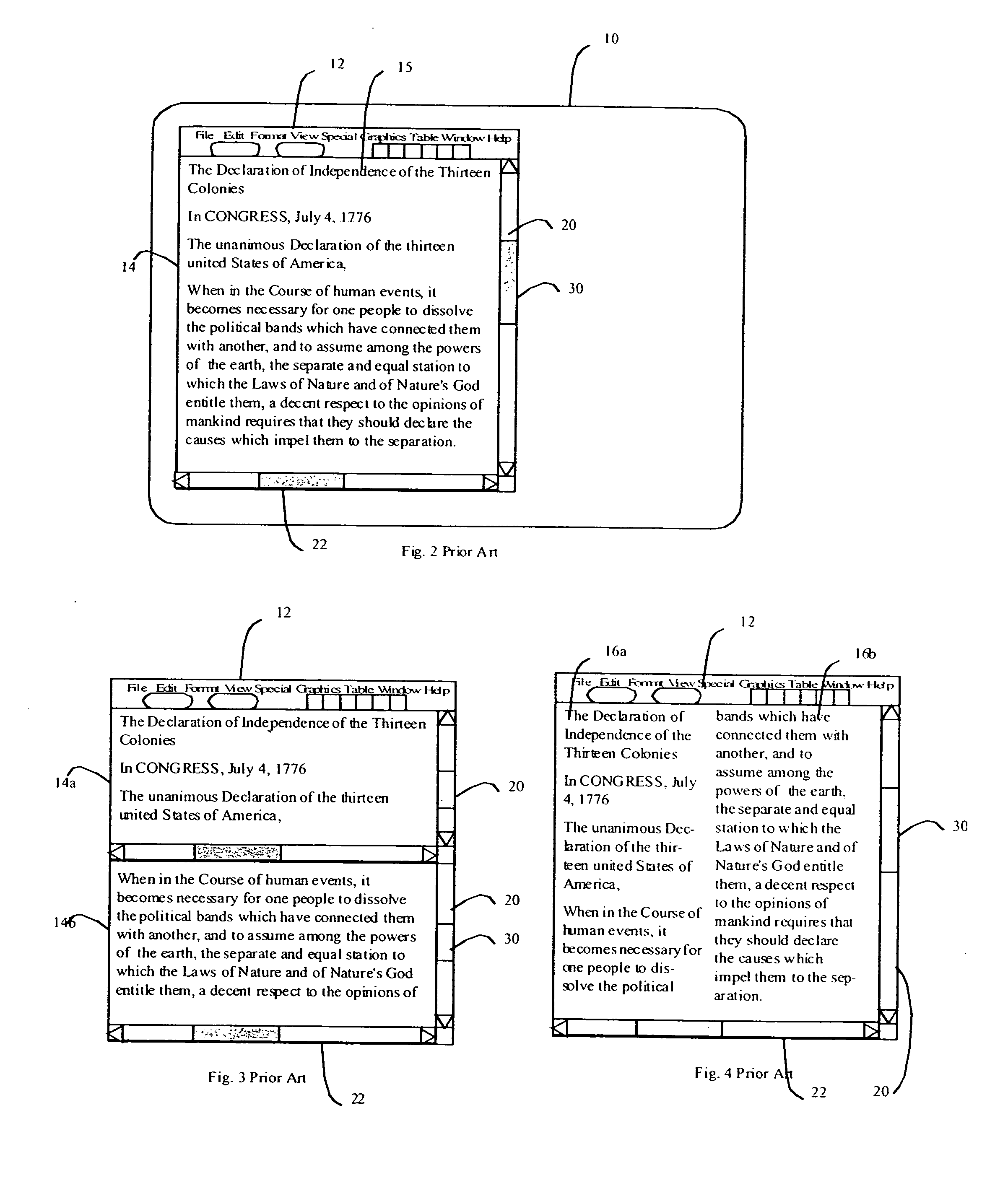 Information presentation on wide-screen displays