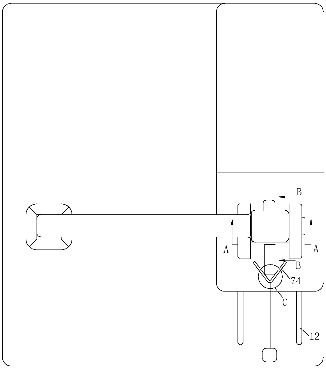 Overlock sewing machine for cloth waste