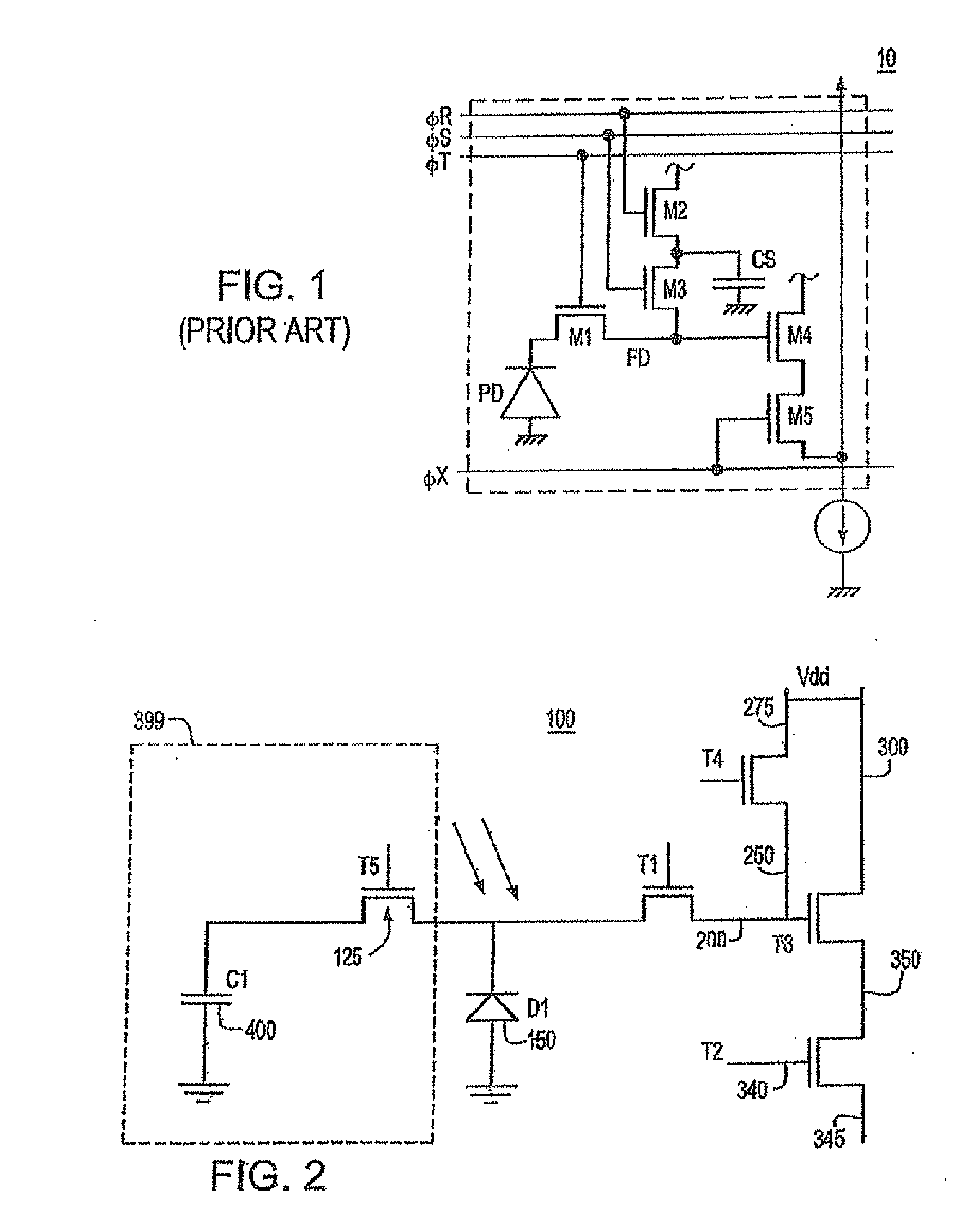 High dynamic range imaging cell with electronic shutter extensions