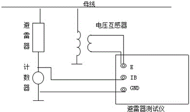 Intelligent sensing device of zinc oxide arrester tester