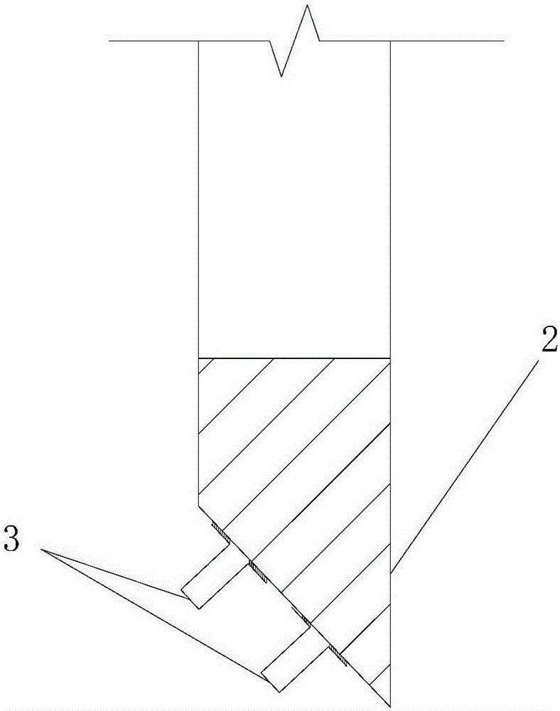 High-low cutting edge double-wall steel cofferdam reinforced concrete once bottom sealing construction method