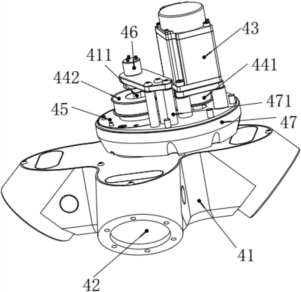 Manipulator used for disassembling and assembling radioactive source standard liquid target