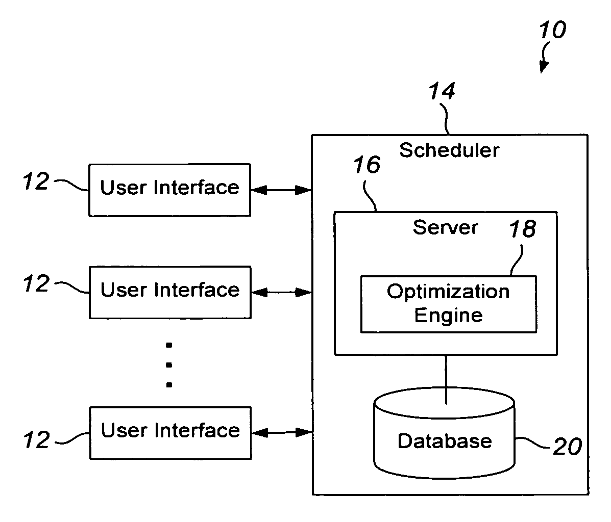 System, computer-implemented method, and software for vessel scheduling for product distribution