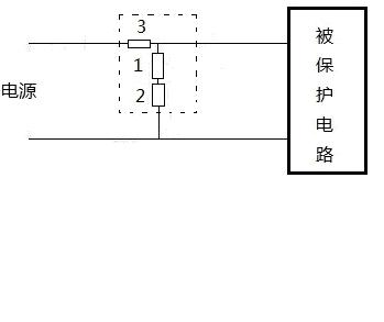 Resettable fuse type overvoltage and overcurrent protection circuit