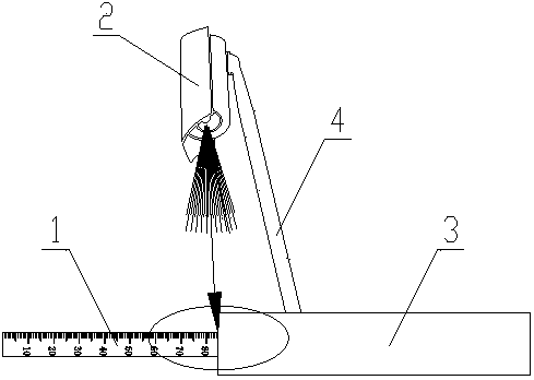 Video measuring tool based on camera